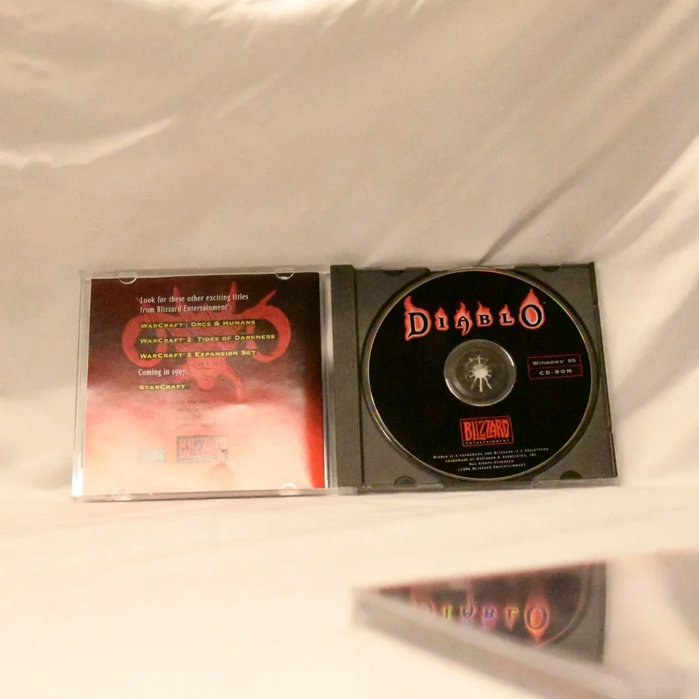 Diablo PC Big Box + Hellfire Expansion Complete Tested Working